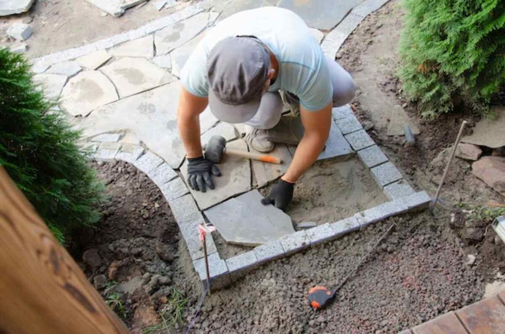 stone installation