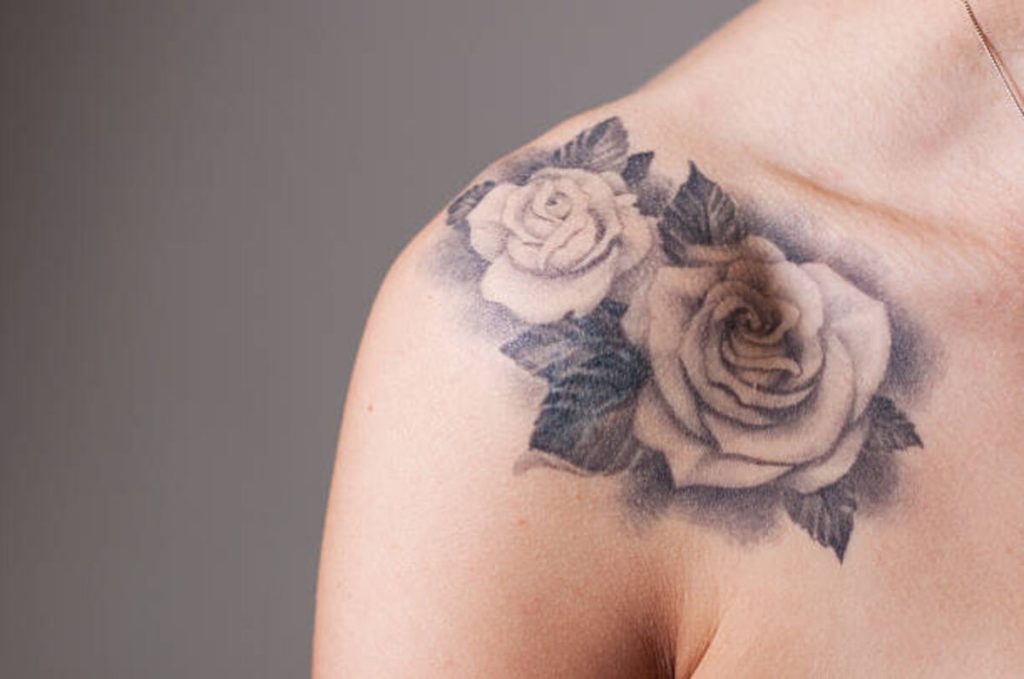 Flower Tattoos on the Thigh