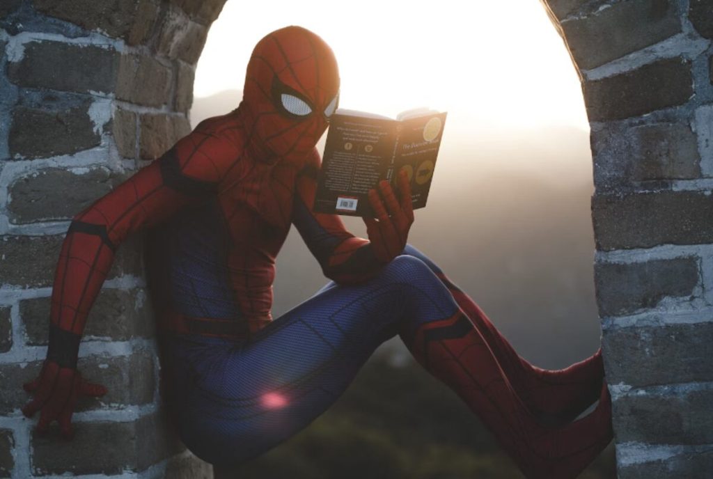 spiderman character for birthday party