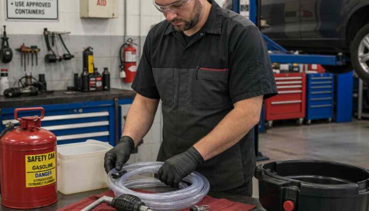 Fuel Tank Draining